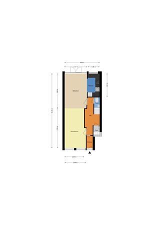 Floorplan - Hofstedestraat 18A, 3022 RE Rotterdam